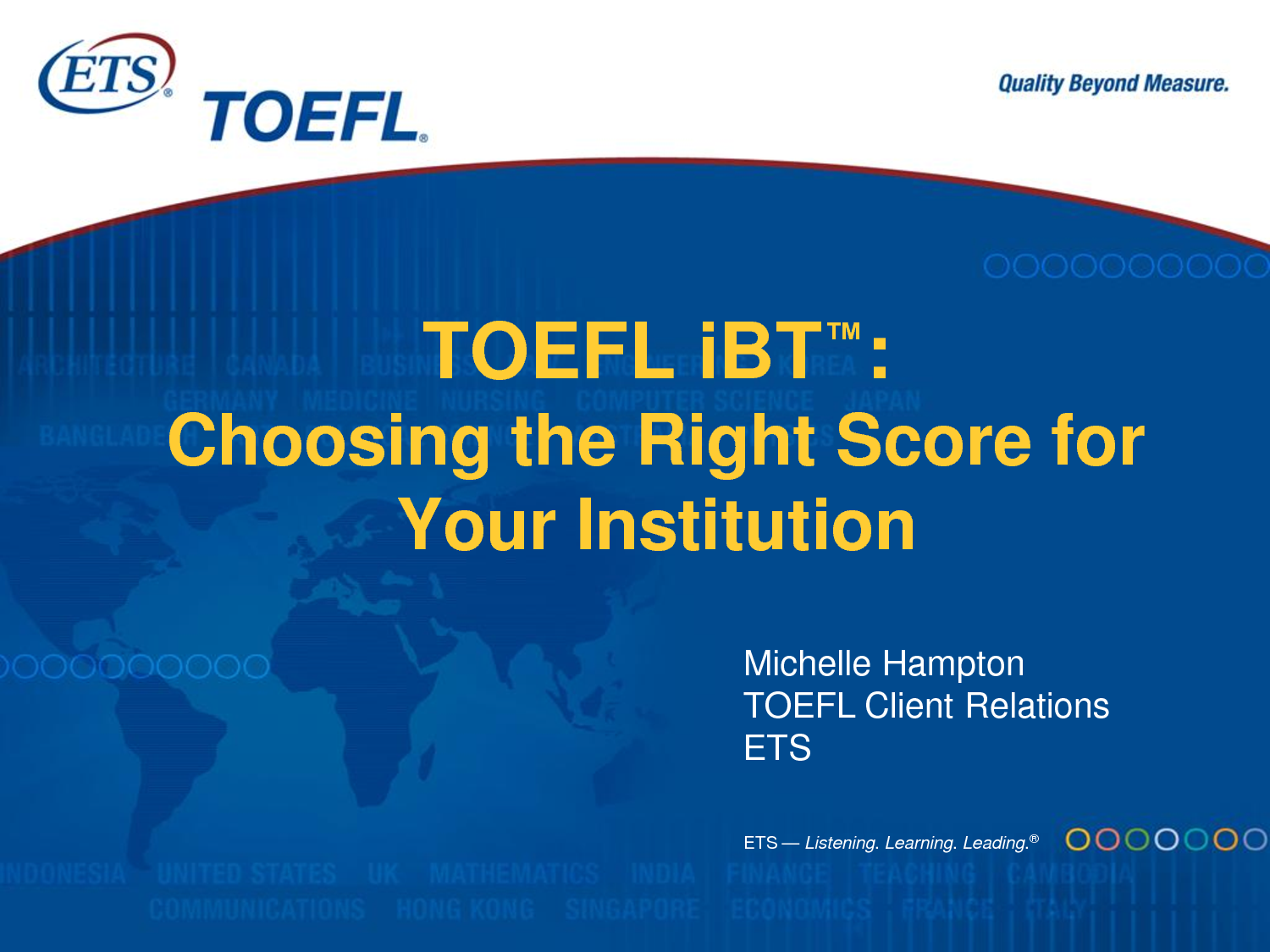 Tes TOEFL Online, Gratis!